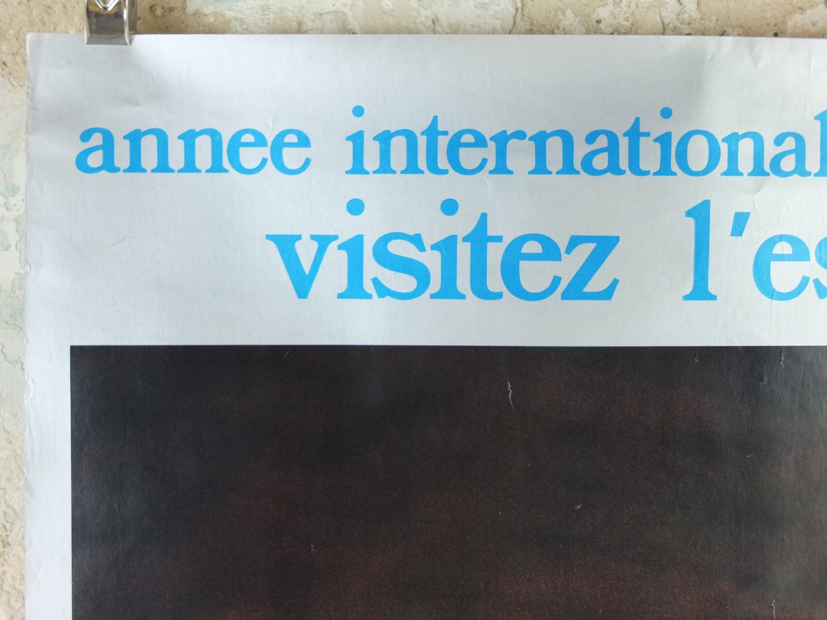 1975 International Womens Year Poster, Flamenco Andalucia Spain, annee internationale de la femme, United Nations, feminist wall art decor