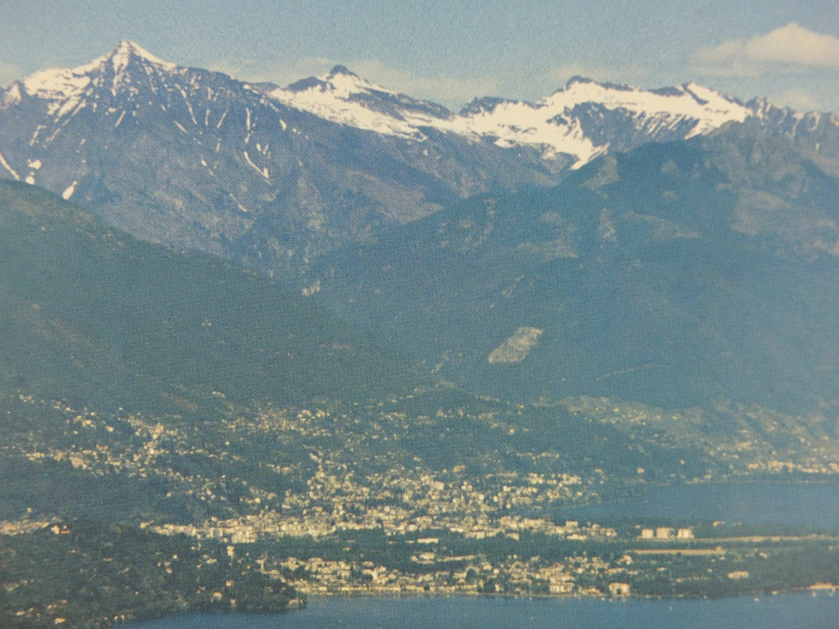 1960s Lago Maggoire Poster, Switzerland, Lake, Locarno Ascona Brissago, Suisse Travel tourism vacation, wall art decor