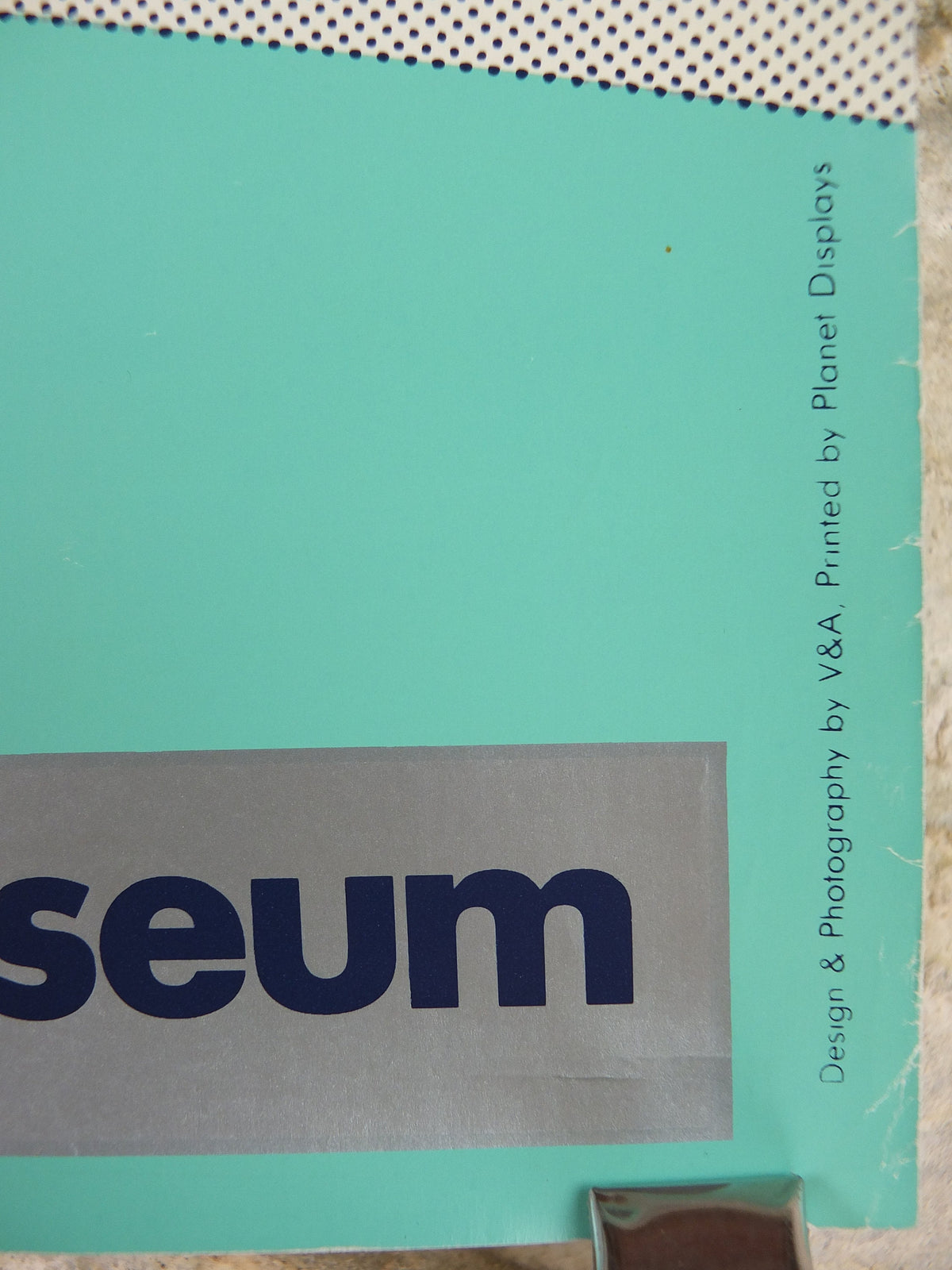 1990s V&A Museum Poster, Radio in the 20C, Radio in a Bag (1983) and Elko 22 (1945), Victoria and Albert, gallery exhibition wall art decor
