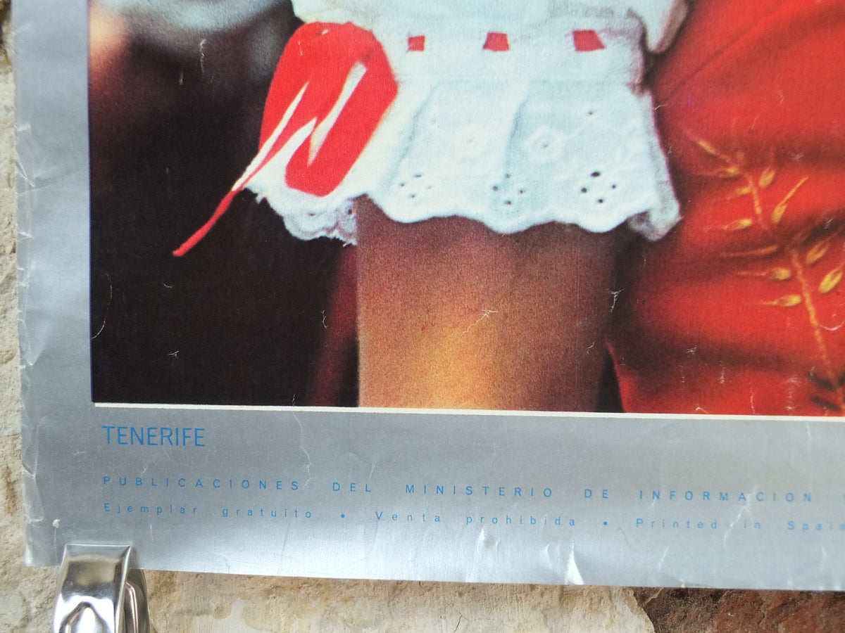 1975 International Womens Year Poster, Tenerife Spain, annee internationale de la femme, United Nations, feminist wall art decor