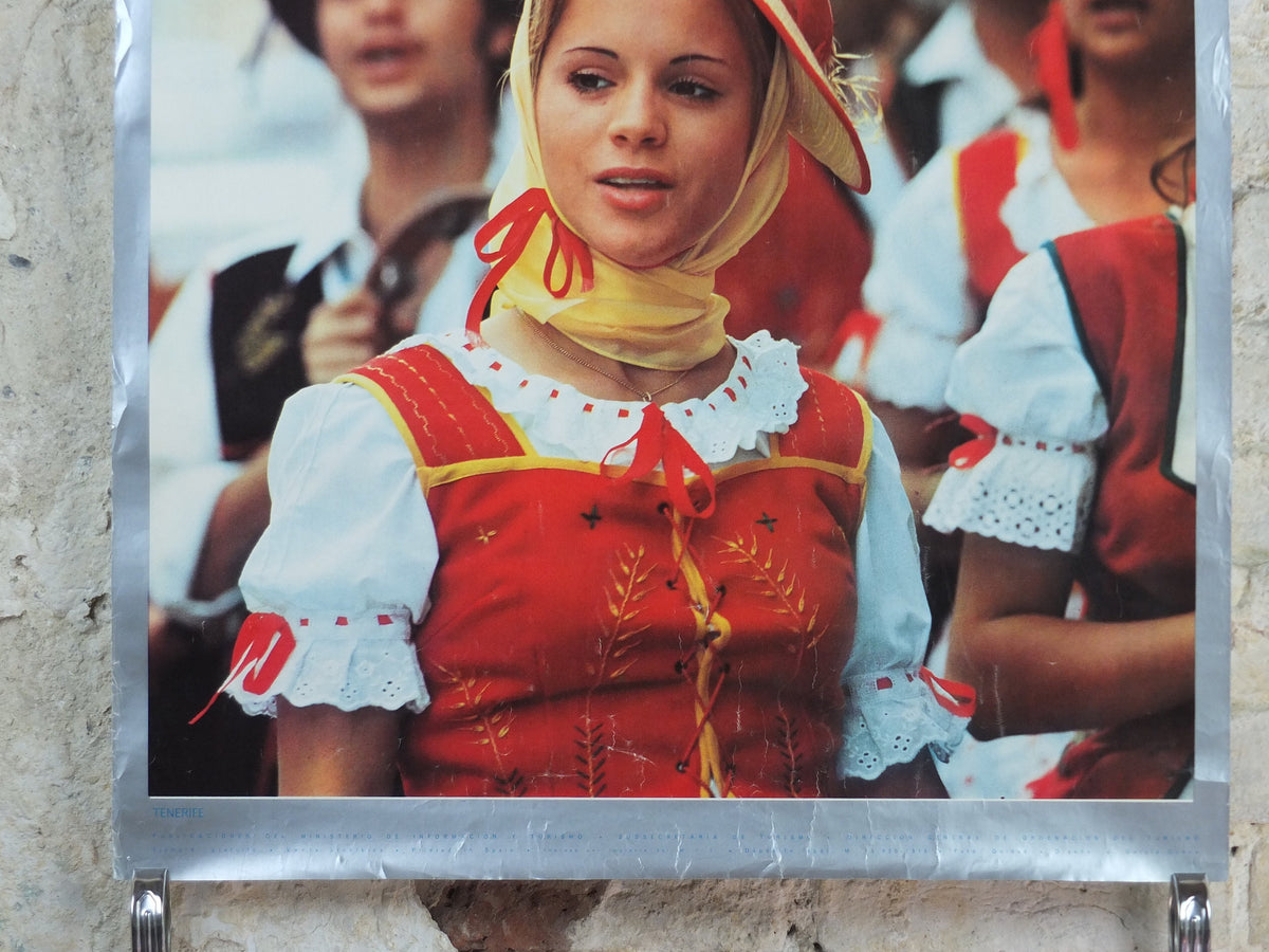 1975 International Womens Year Poster, Tenerife Spain, annee internationale de la femme, United Nations, feminist wall art decor