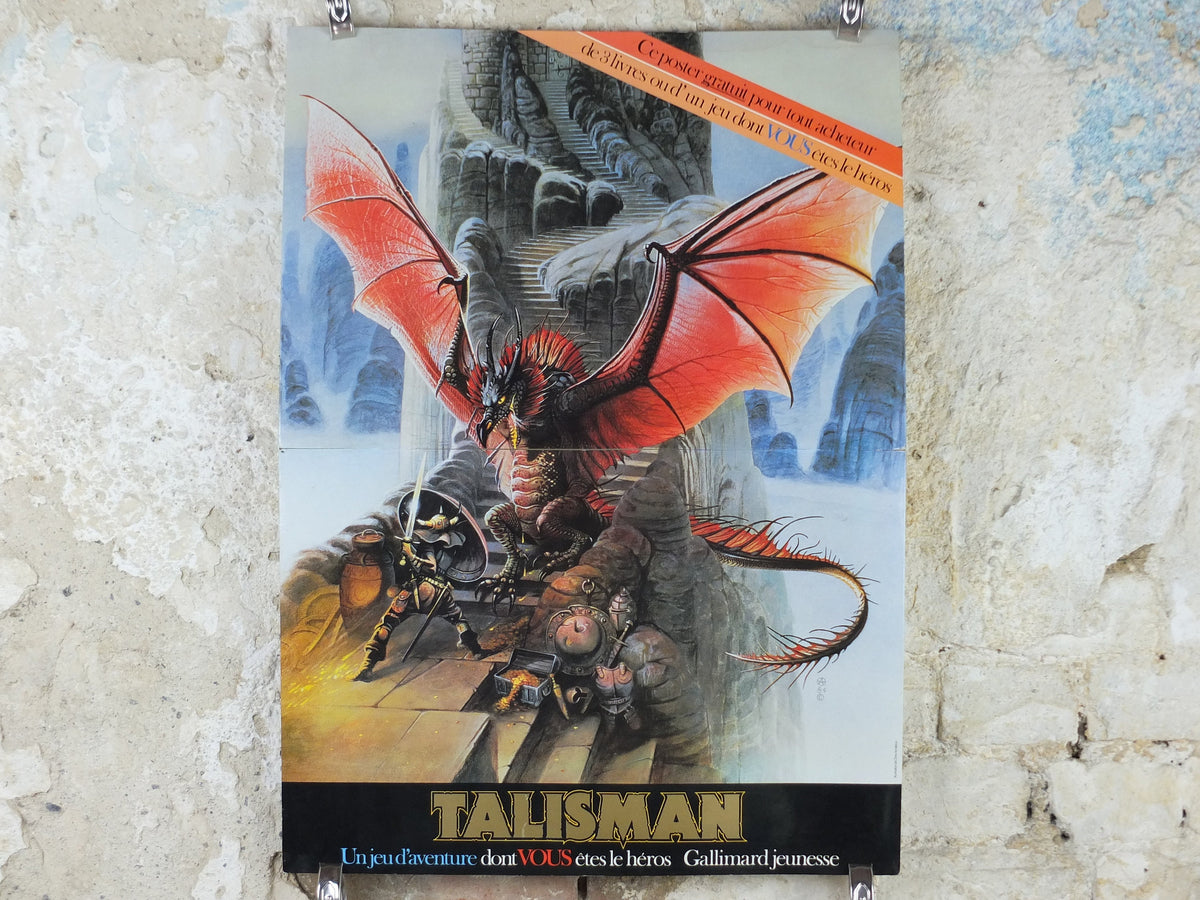 1983 Talisman Poster, The Magical Quest Game from Games Workshop, 1st and 2nd Edition picture by Chris Achilleos, fantasy wall art decor