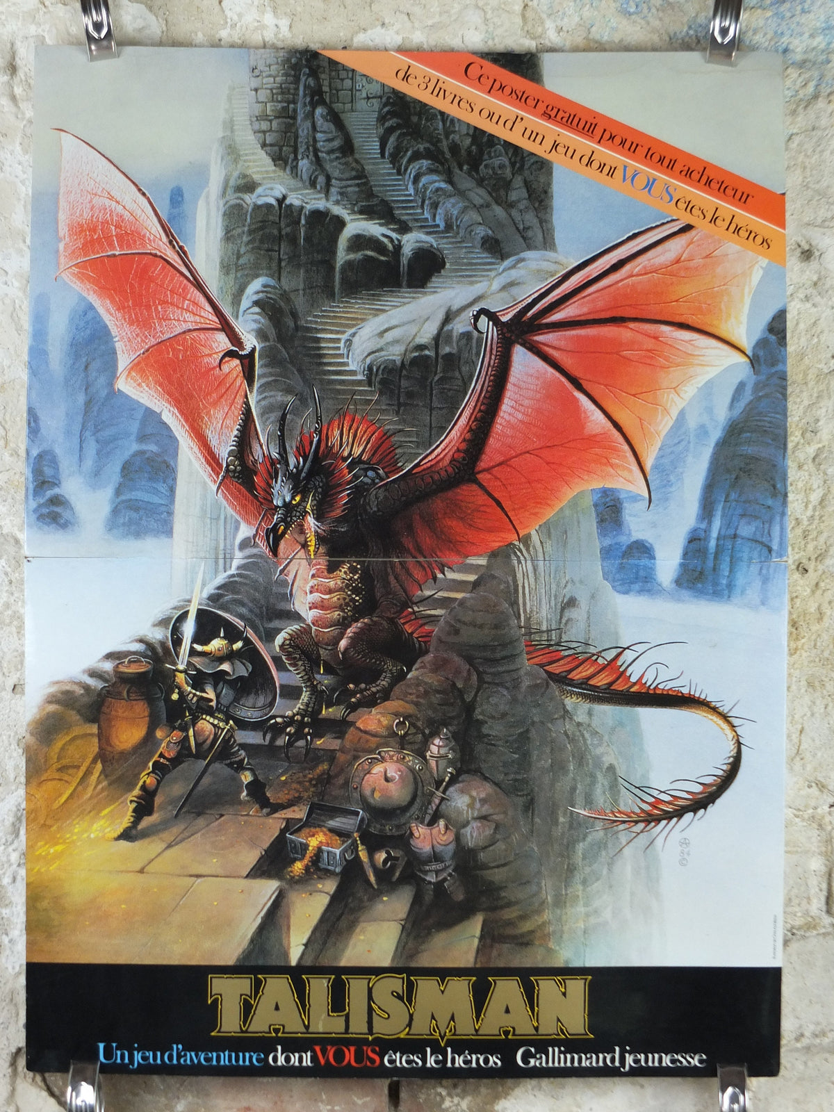 1983 Talisman Poster, The Magical Quest Game from Games Workshop, 1st and 2nd Edition picture by Chris Achilleos, fantasy wall art decor