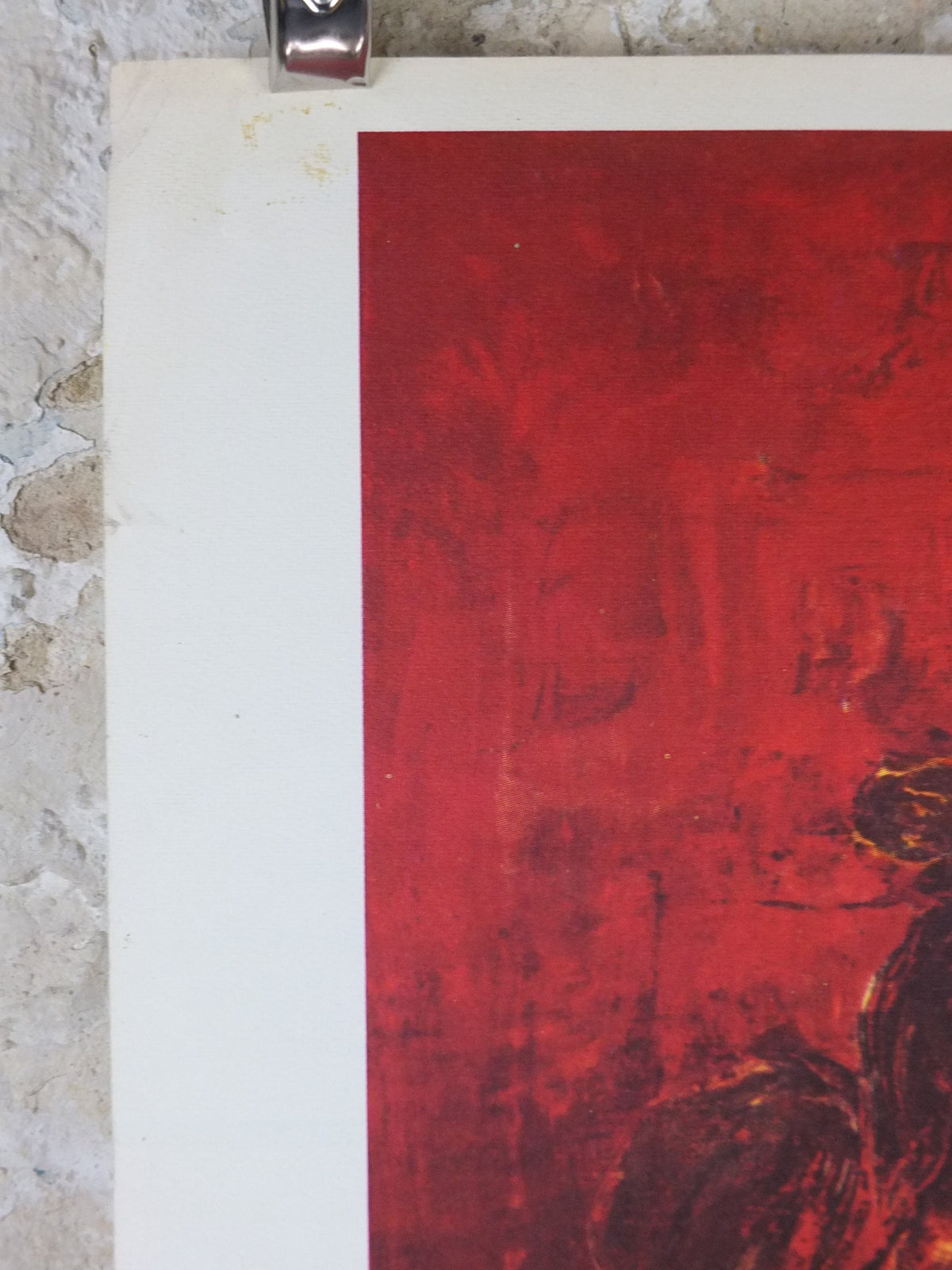 1967 Giulia Romero Poster, The Red Dancers, expresionism painting, beauty in the feminine form, artist gallery exhibition, wall art decor