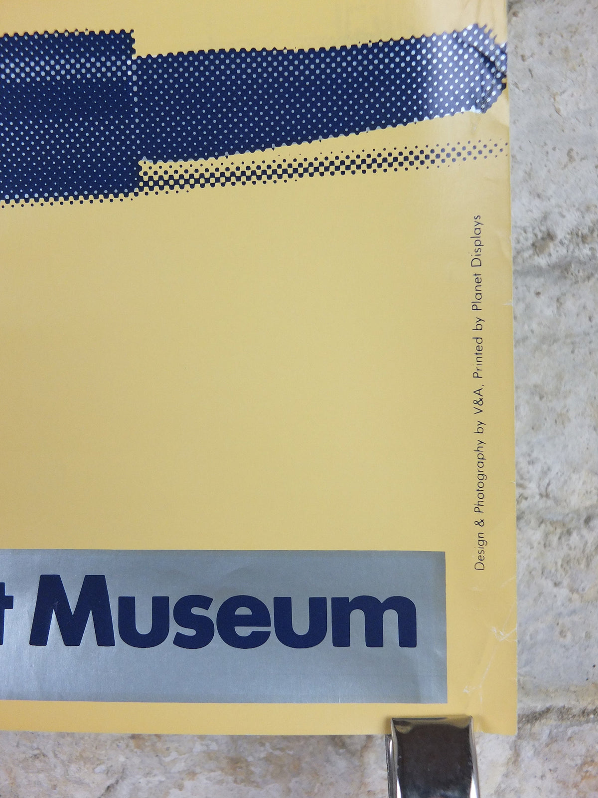 1990s V&A Museum Poster, Lamps in the 20C, MT8 lamp (1924) and Hebi lamp (1974), Victoria and Albert gallery exhibition wall art decor