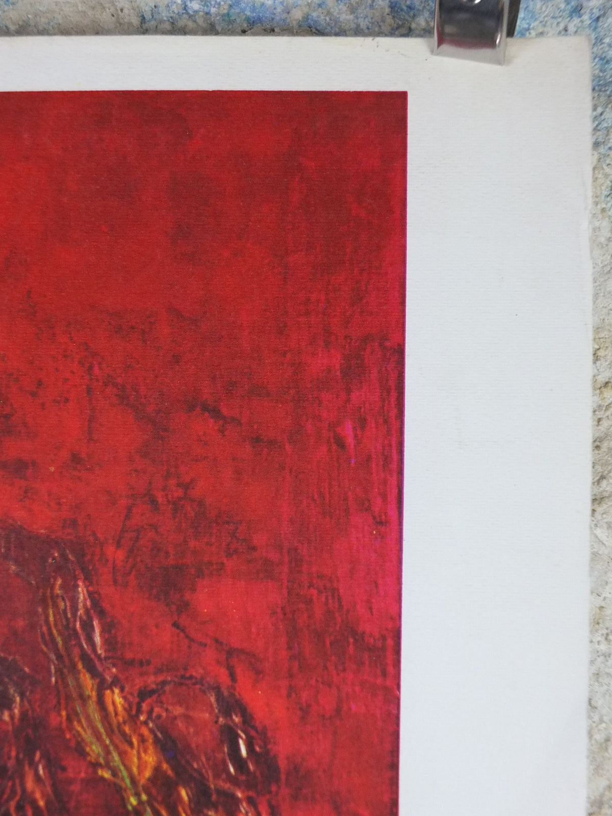 1967 Giulia Romero Poster, The Red Dancers, expresionism painting, beauty in the feminine form, artist gallery exhibition, wall art decor