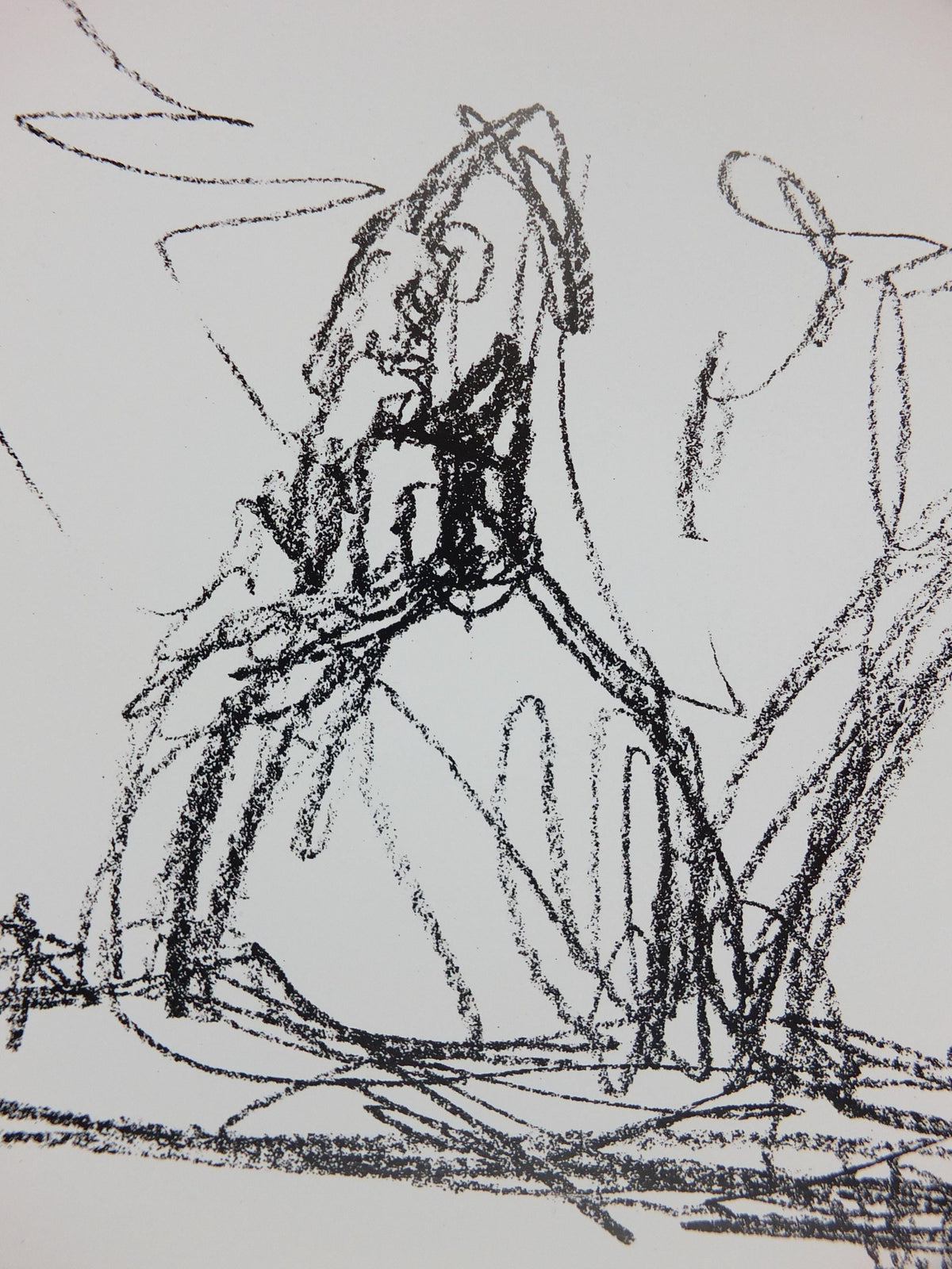2005 Alberto Giacometti Poster, Buste 1954, Surrealism, Cubism and Expressionism, Fondation Maeght gallery exhibition, wall art decor