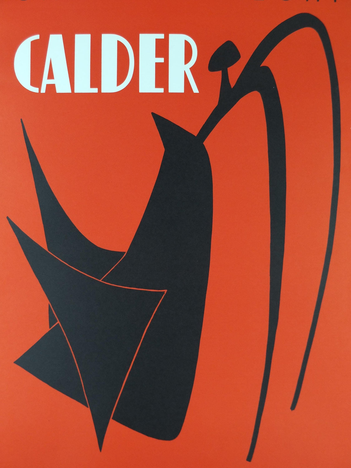 1959 Alexander Calder Poster, Stabile Noir, Abstract, Galerie Maeght Paris, Innovative Mobiles artist, gallery exhibition, wall art decor