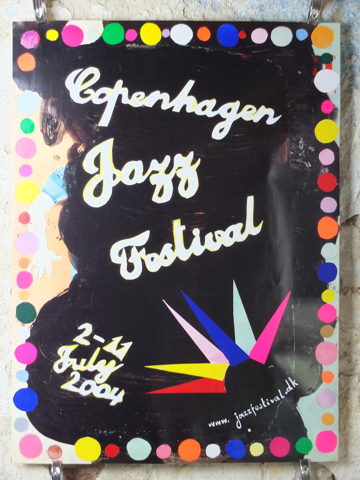2004 Copenhagen Jazz Festival Poster, by Evren Tekinoktay, Denmark, music, wall art decor