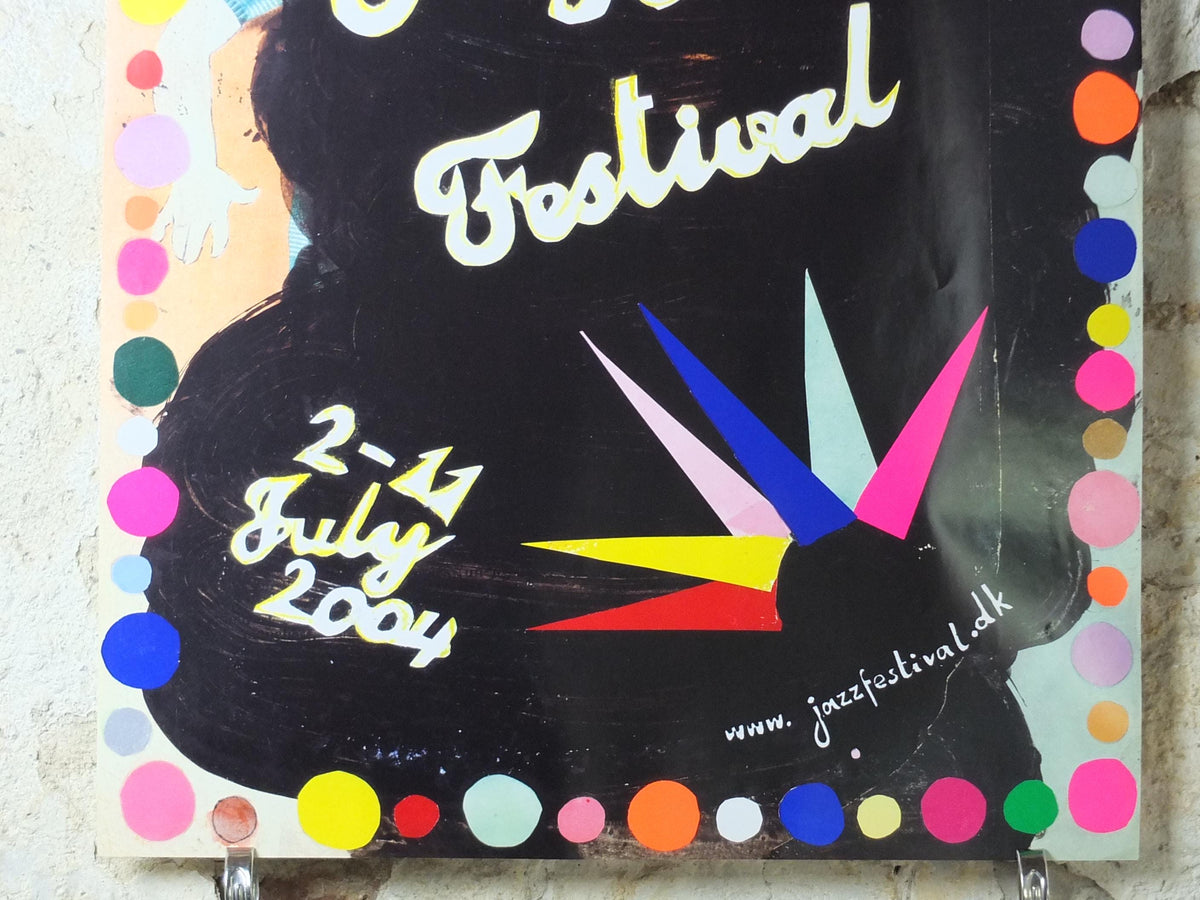 2004 Copenhagen Jazz Festival Poster, by Evren Tekinoktay, Denmark, music, wall art decor