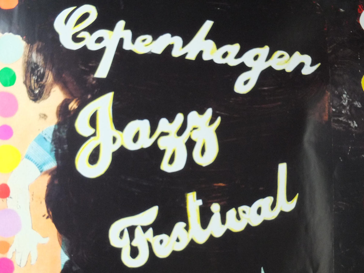 2004 Copenhagen Jazz Festival Poster, by Evren Tekinoktay, Denmark, music, wall art decor