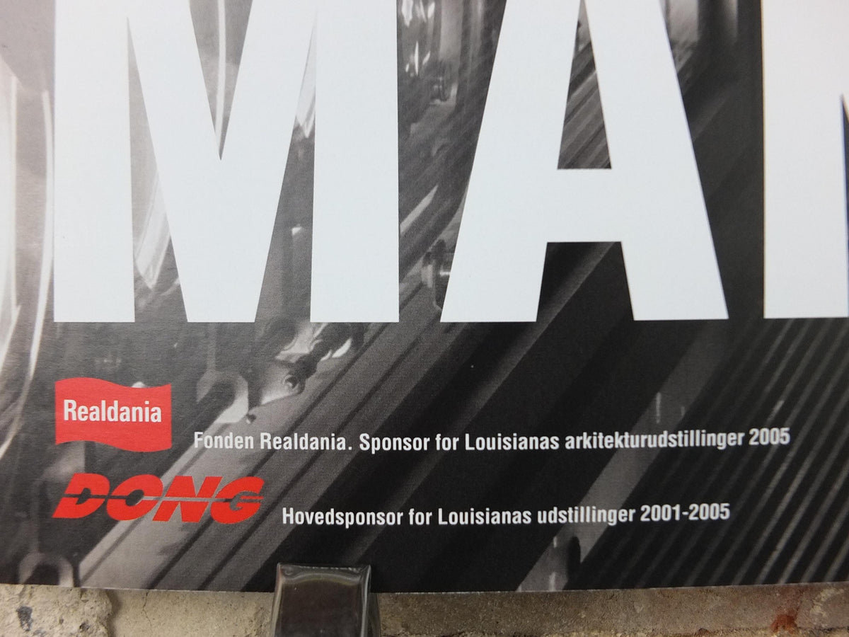 2005 Jean Nouvel Poster, Louisiana Manifesto, Louisiana Museum of Modern Art, manifest architecture, retro wall art decor