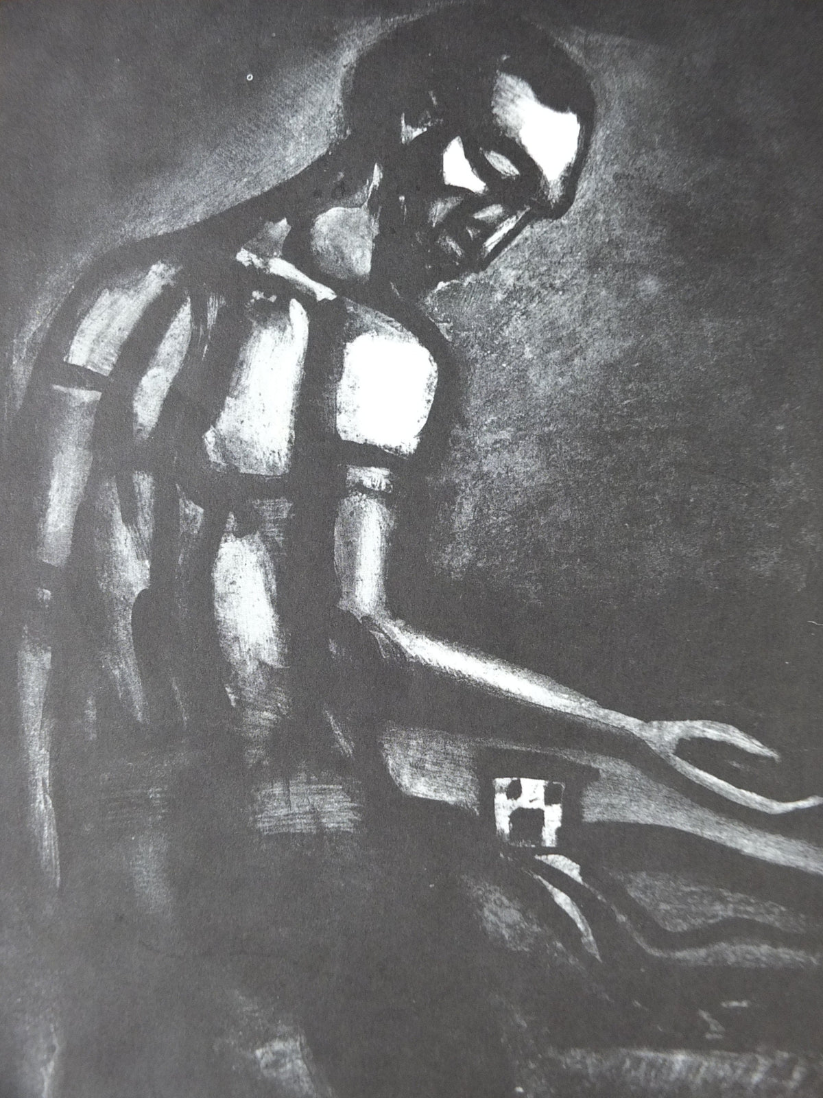 1967 Georges Rouault Poster, "Miserere" Expressionism Fauvism gallery exhibition, wall art decor