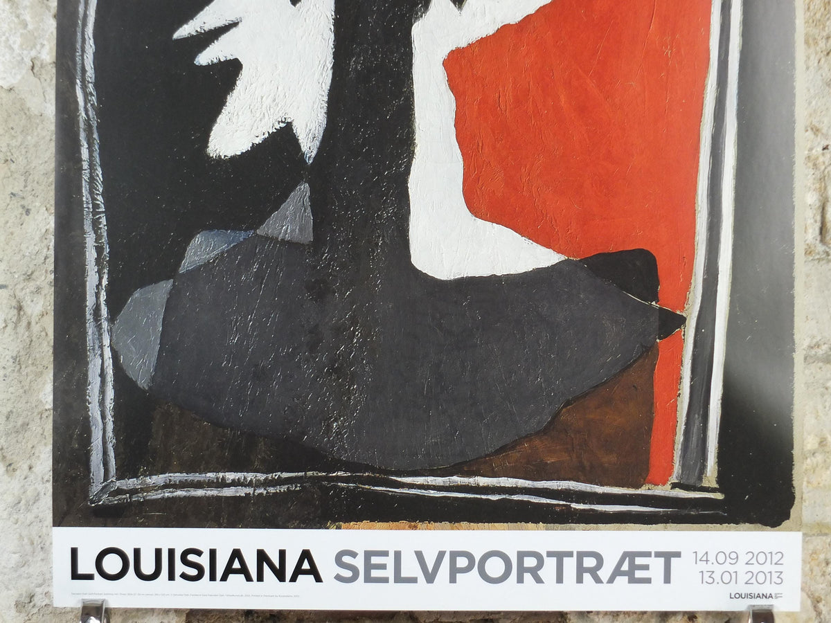 2012 Salvador Dali Poster, Self Portrait Splitting into Three 1926, Louisiana Musieum of Modern Art, pop art, retro wall art decor