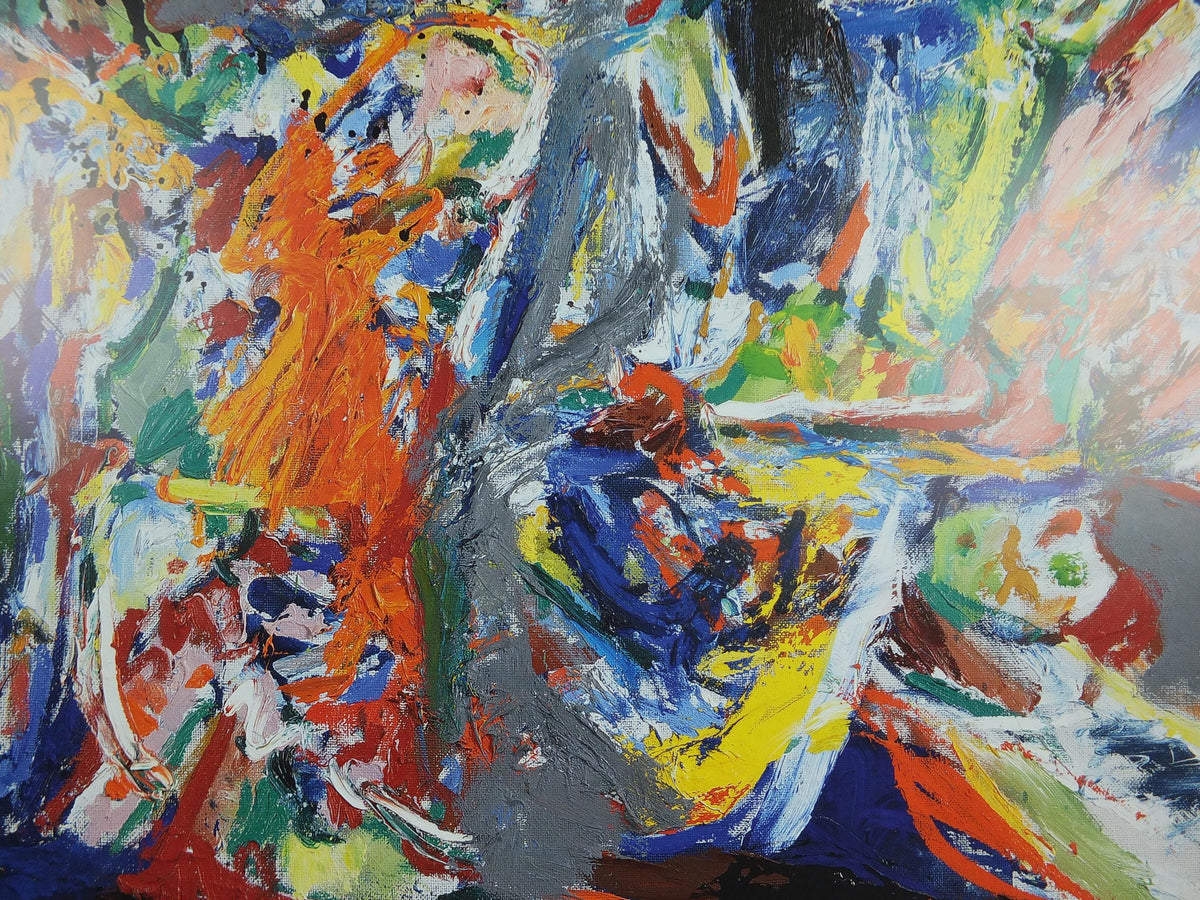 2012 Asger Jorn Poster, Pink Caviar, Something stays behind 1963, Nogle bliver tilbage, Cobra Group, gallery exhibition wall art decor