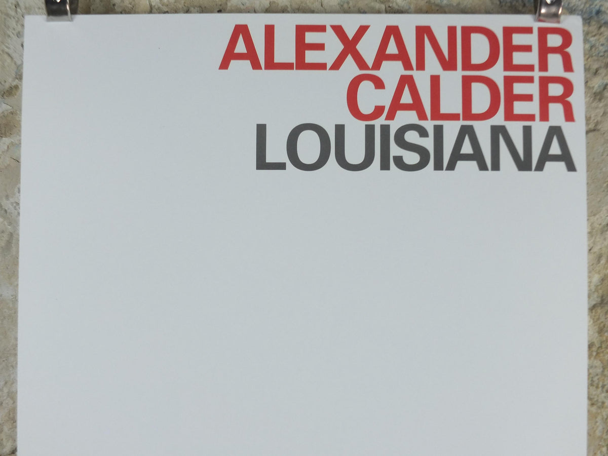 1996 Alexander Calder Poster, Tamanoir Maquette, Galerie Maeght Paris, Innovative Mobiles artist, gallery exhibition, wall art decor