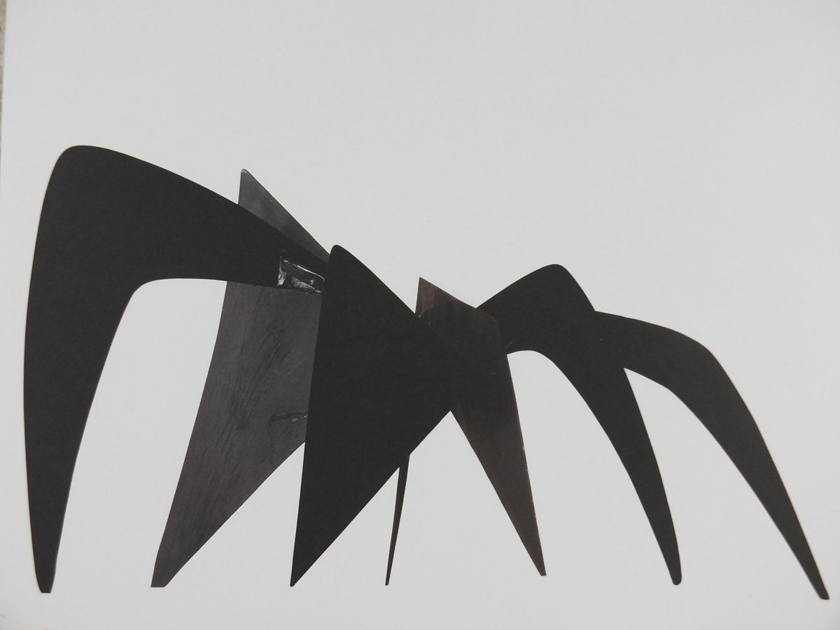 1996 Alexander Calder Poster, Tamanoir Maquette, Galerie Maeght Paris, Innovative Mobiles artist, gallery exhibition, wall art decor