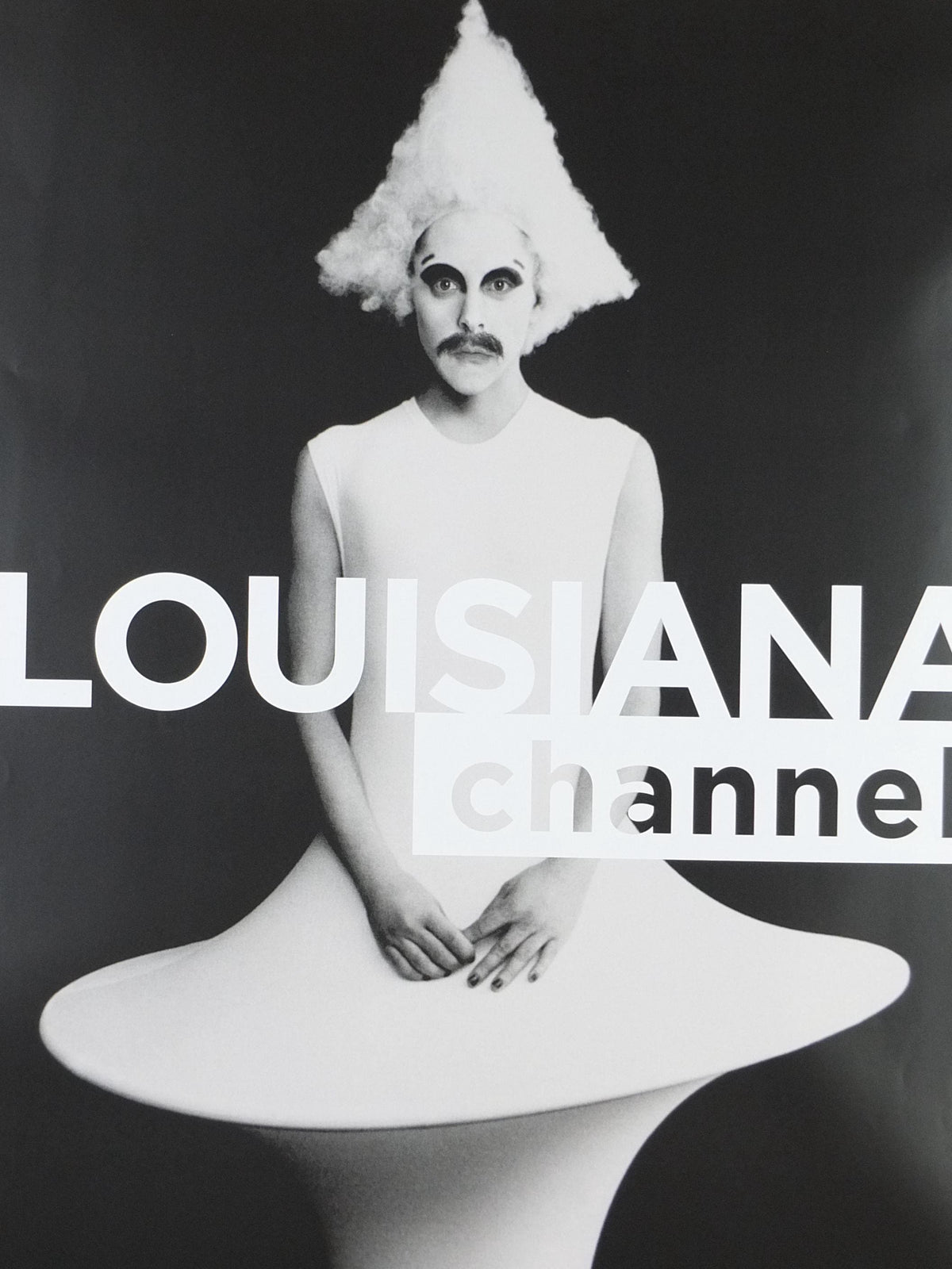 1999 Ugo Rondinone Poster, I don't live here any more, Louisiana Channel, Museum of Modern Art, gallery exhibition wall art decor