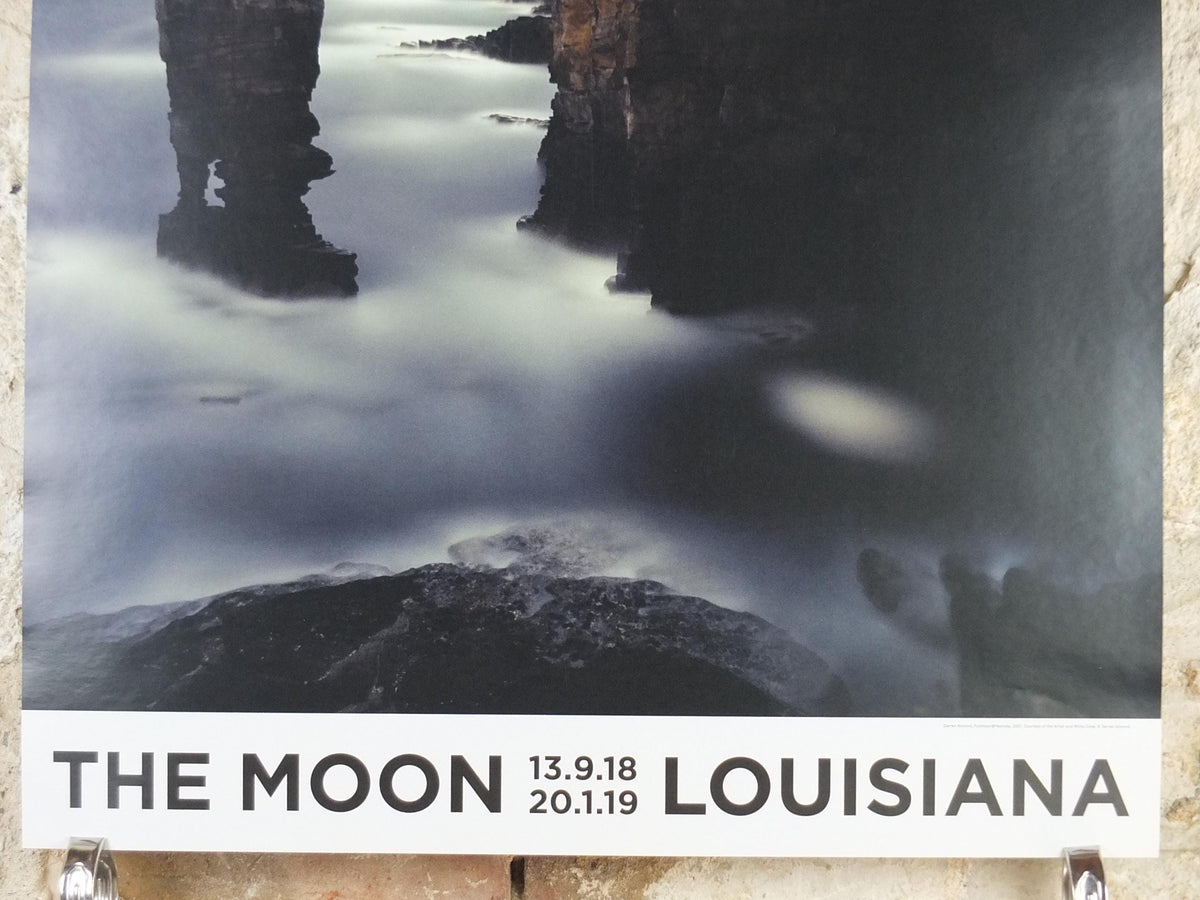 2018 Darren Almond Poster, The Moon, Full Moon, Fullmoon@Yesnaby 2007, Louisiana Museum of Modern Art, photography, retro wall art decor
