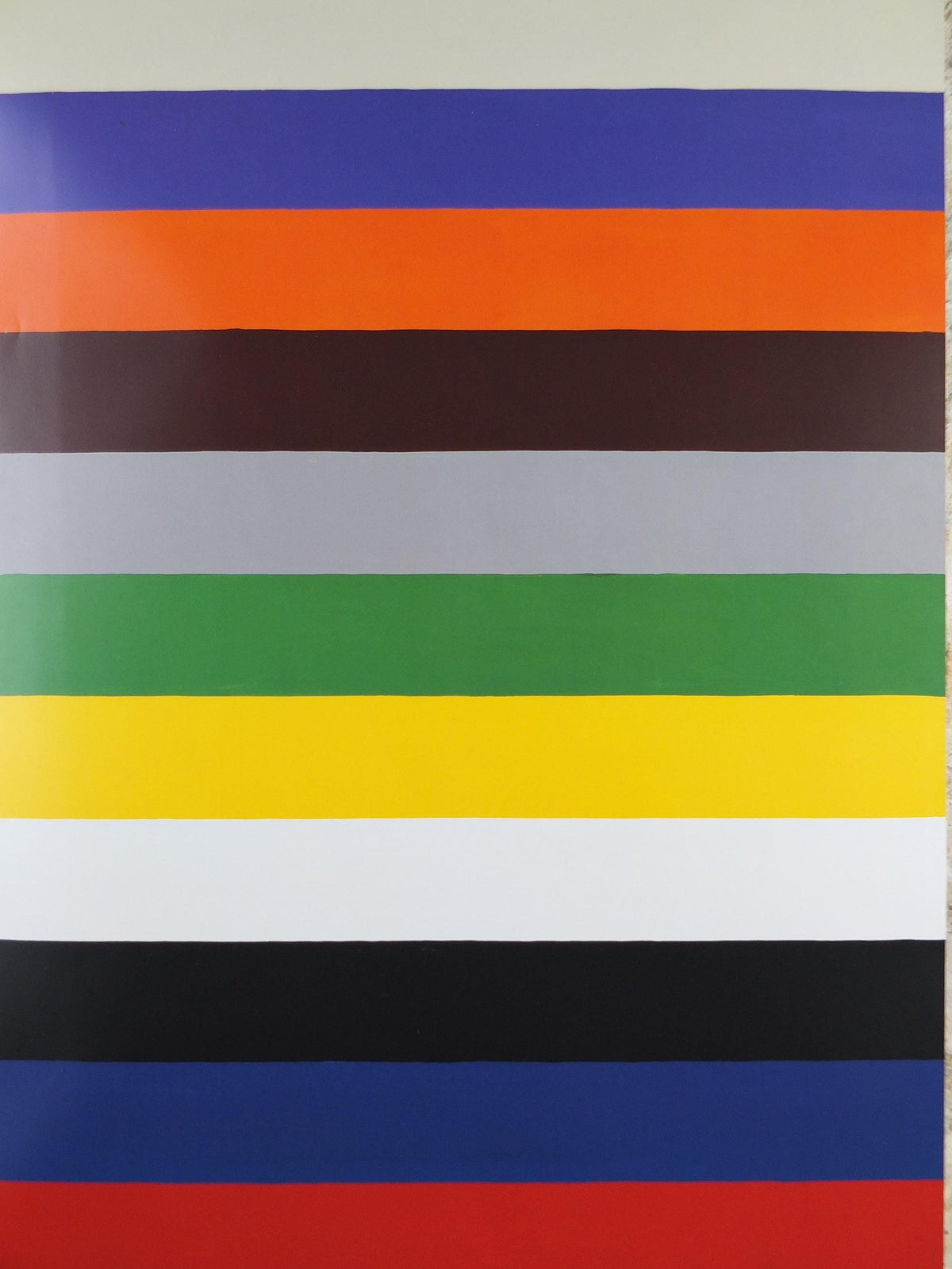 2012 Poul Gernes Poster, Pink Caviar, Lottery Stripes, Untitled, Eks-Skolen pop art, gallery exhibition wall art decor
