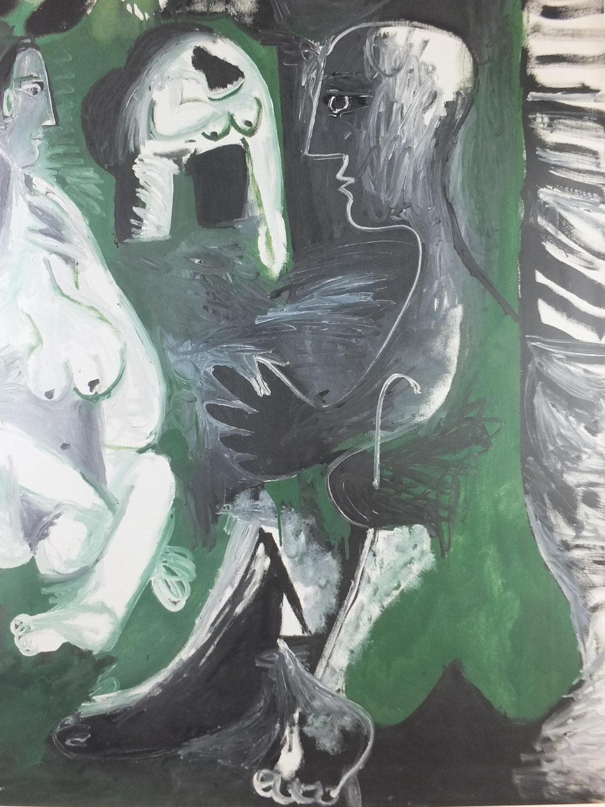 2017 Pablo Picasso Poster, Lunch on the Grass 1961, Louisiana Copenhagen, Le déjeuner sur l'herbe, artist gallery exhibition, wall art decor
