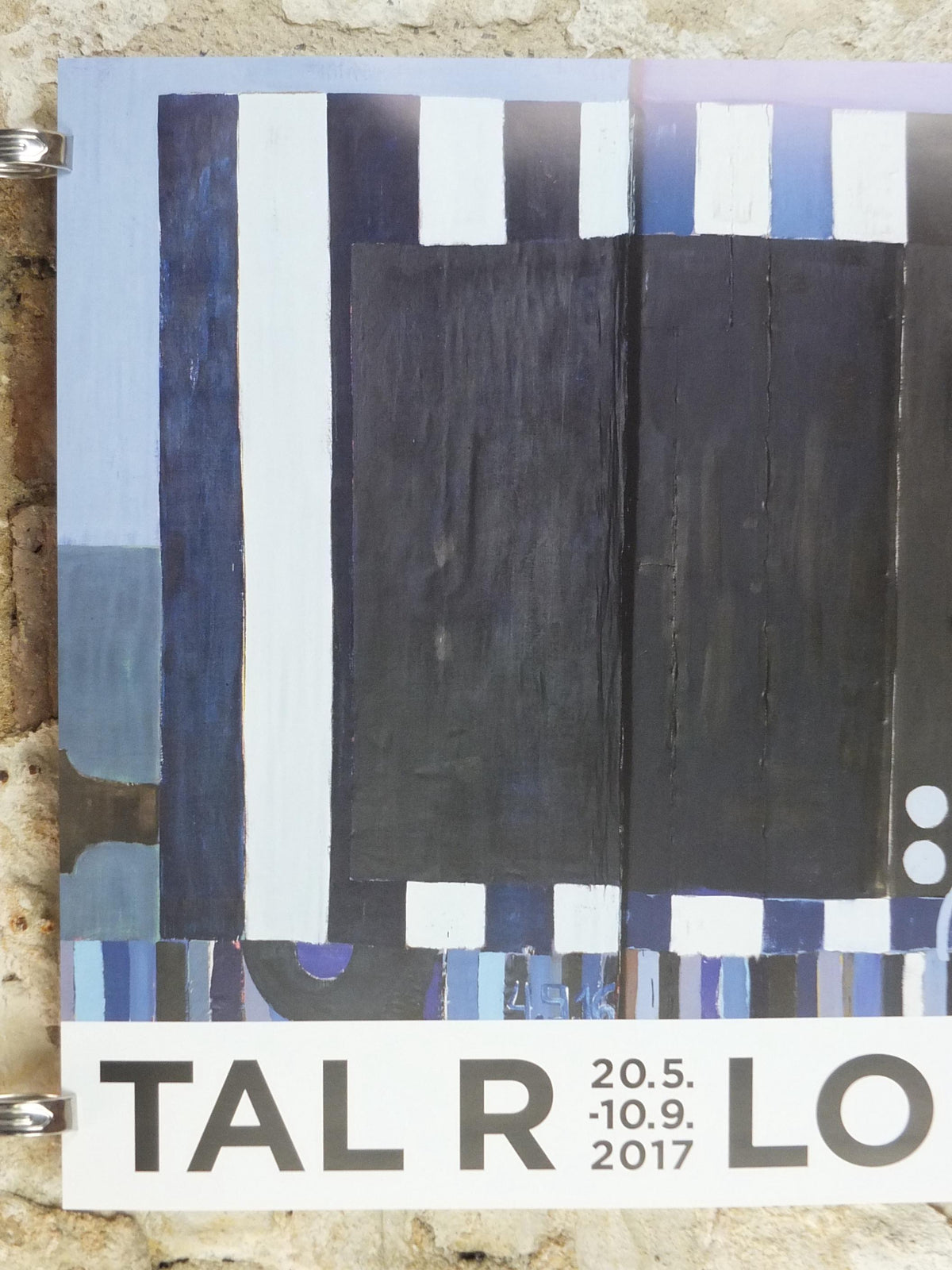 2017 Tal R Poster, Habakuk, Kolbojnik style, abstract, gallery exhibition wall art decor