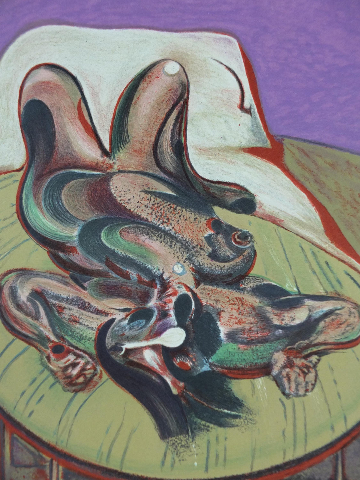 1966 Francis Bacon Poster, Lying Figure 1966, Figurative Realism, Galerie Maeght, exhibition, wall art decor
