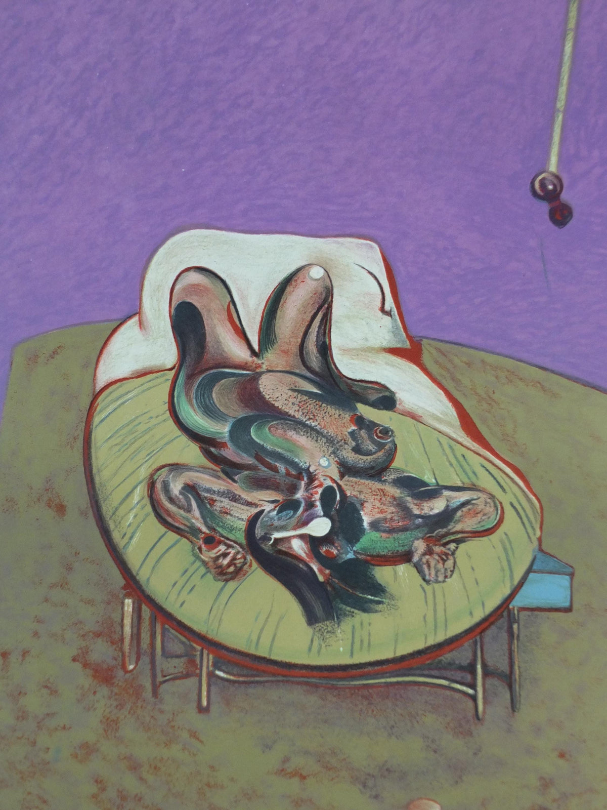 1966 Francis Bacon Poster, Lying Figure 1966, Figurative Realism, Galerie Maeght, exhibition, wall art decor