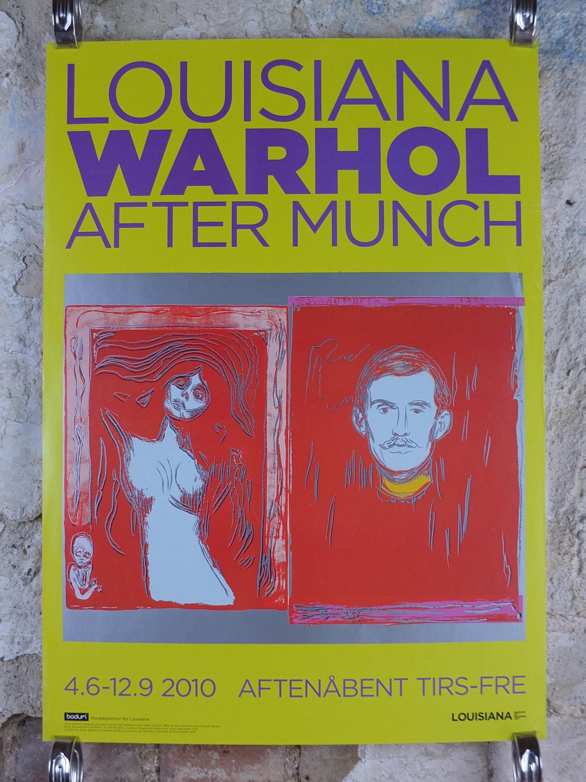 2010 Any Warhol Poster, Madonna & Self Portrait with Skeleton's Arm (after Munch) 1984, Pop Art, Expressionism, gallery wall art decor