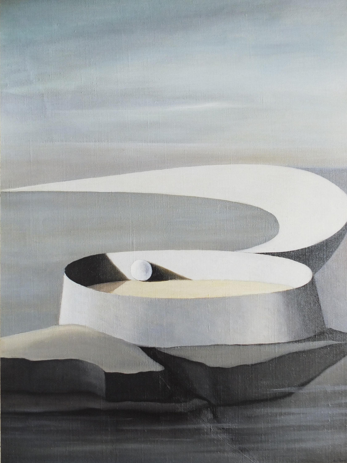 2020 Kay Sage Poster, No one heard Thunder 1939, Fantastic Women, Fantastisk Kvinder, Surrealism, gallery exhibition wall art decor