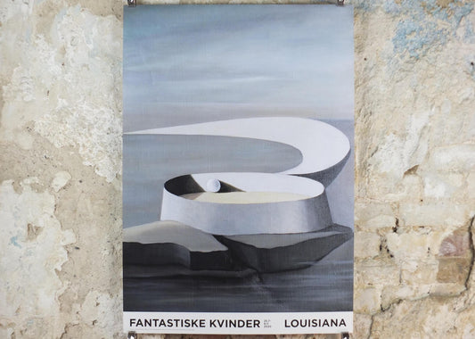 2020 Kay Sage Poster, No one heard Thunder 1939, Fantastic Women, Fantastisk Kvinder, Surrealism, gallery exhibition wall art decor