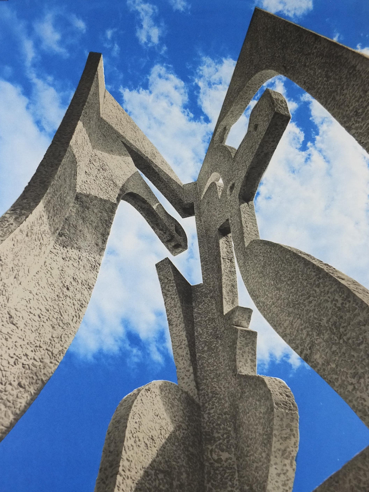1970 Art & Architecture Poster, Modern Sculpture, Ministere d'Etat - affaires culturelles CNAC, artist gallery exhibition, wall art decor
