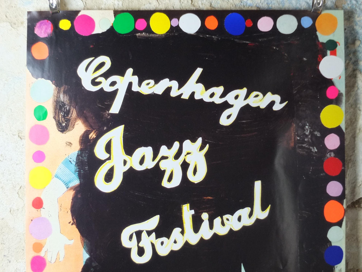 2004 Copenhagen Jazz Festival Poster, by Evren Tekinoktay, Denmark, music, wall art decor