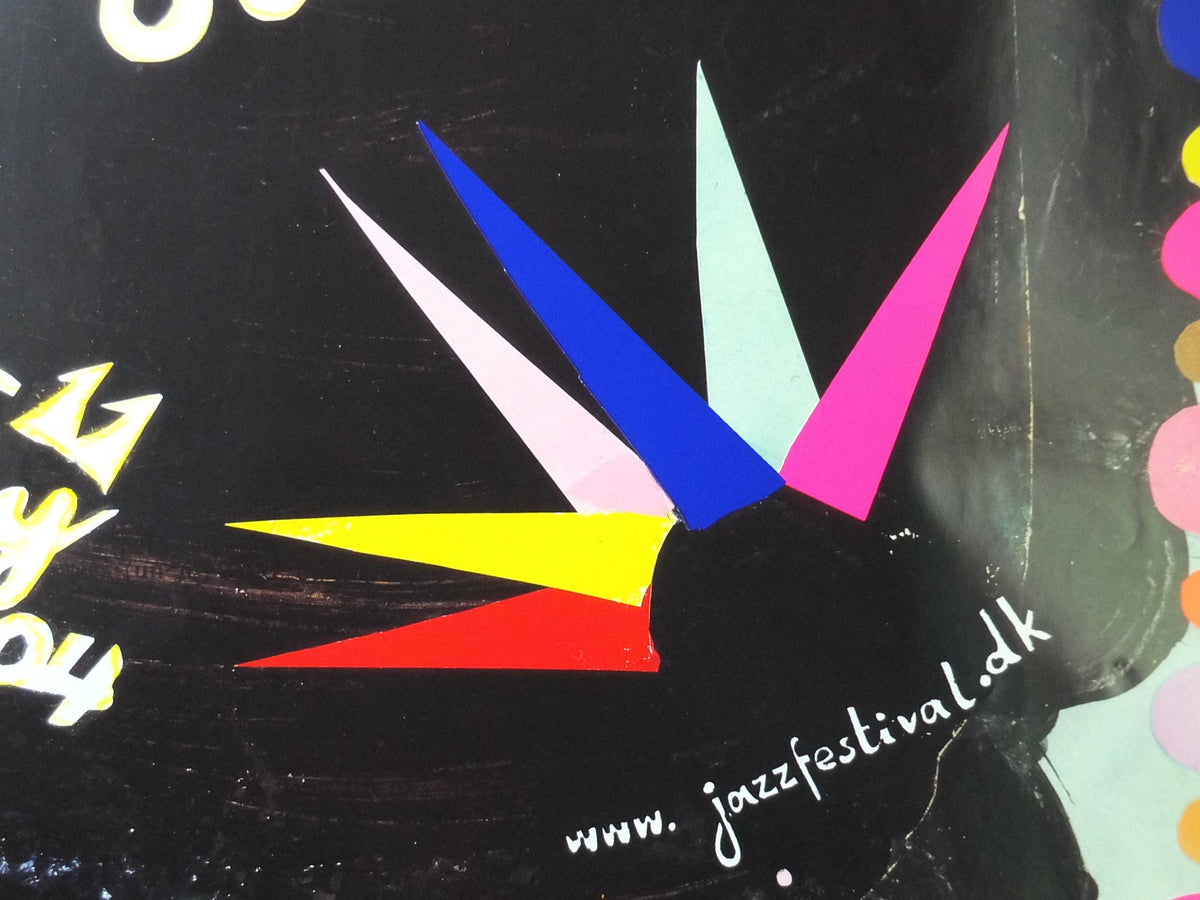 2004 Copenhagen Jazz Festival Poster, by Evren Tekinoktay, Denmark, music, wall art decor