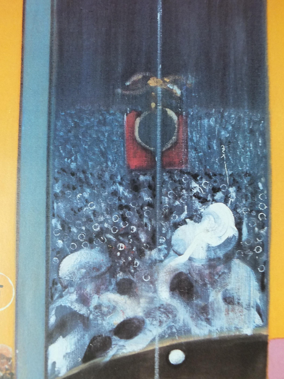 1995 Francis Bacon Poster, Study for a Bullfight 1969, Fondation Maeght, Figurative Realism, gallery exhibition, wall art decor
