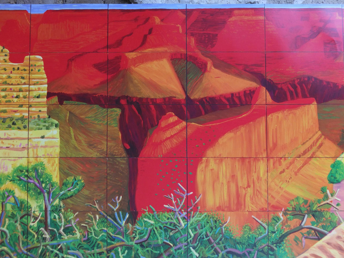 2011 David Hockney Poster, A Closer Grand Canyon 1998, Louisiana Museum of Modern Art, Pop Art, gallery exhibition wall art decor