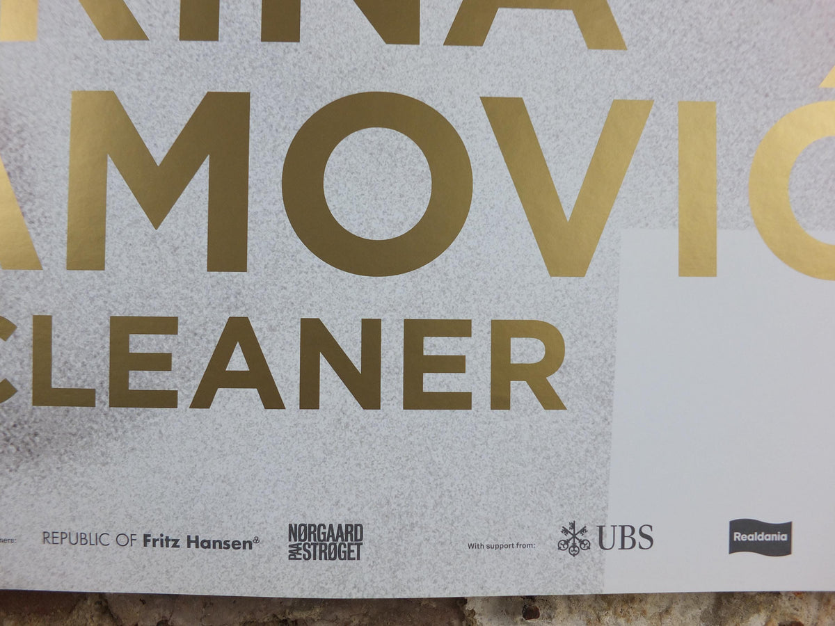 2017 Marina Abramovic Poster, The Cleaner, Art must be beautiful, Artist must be beautiful 1975 Louisiana, photography, retro wall art decor