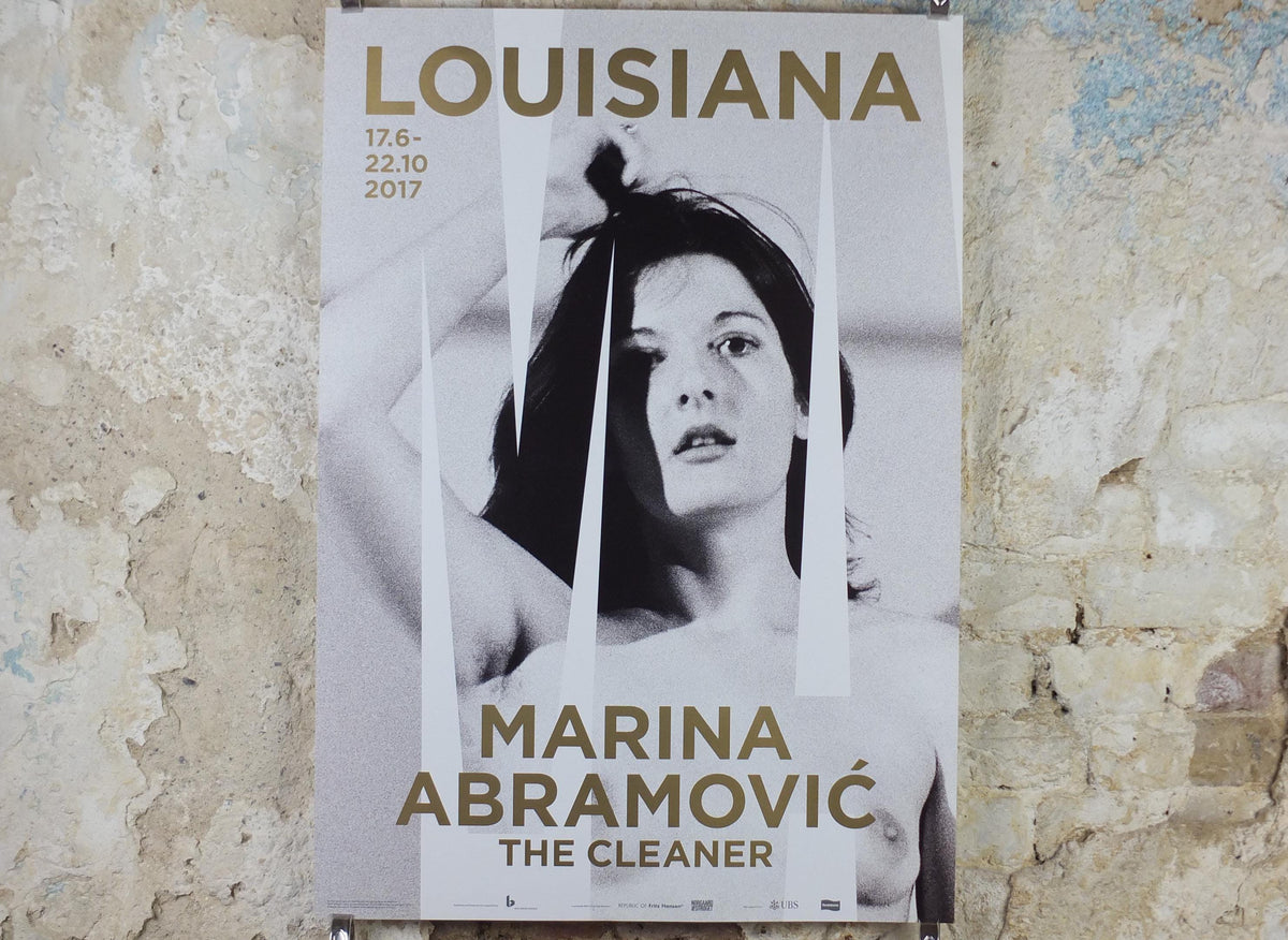 2017 Marina Abramovic Poster, The Cleaner, Art must be beautiful, Artist must be beautiful 1975 Louisiana, photography, retro wall art decor