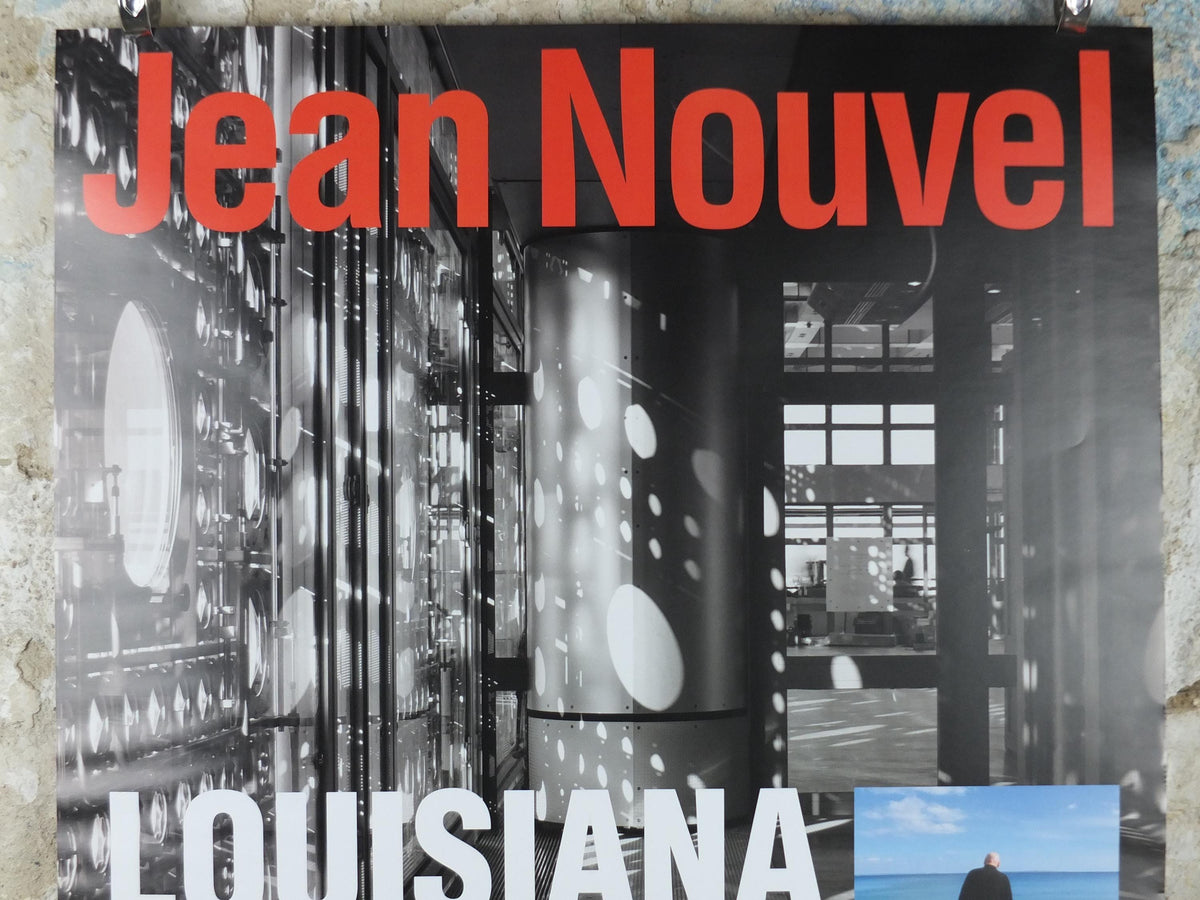2005 Jean Nouvel Poster, Louisiana Manifesto, Louisiana Museum of Modern Art, manifest architecture, retro wall art decor