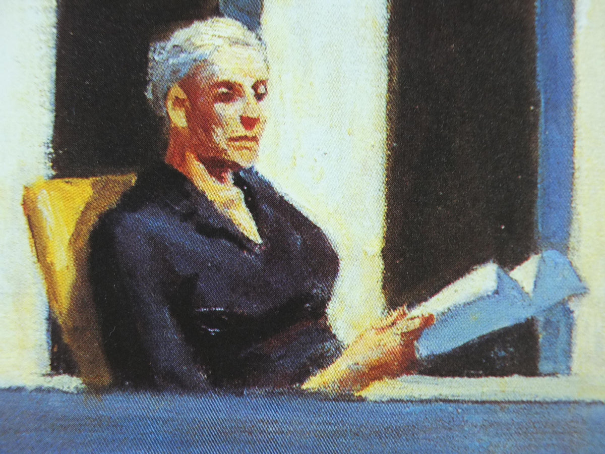 1992 Edward Hopper Poster, Second Story Sunlight 1960, Louisiana, Copenhagen, Realism, gallery exhibition, wall art decor