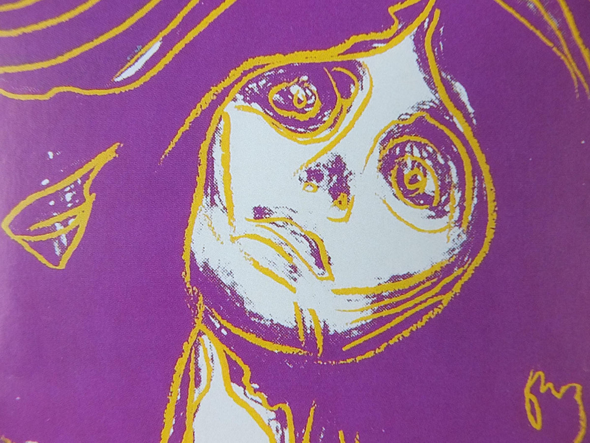 2010 Andy Warhol Poster, Madonna & Self Portrait with Skeleton's Arm (after Munch) 1984, Pop Art, Expressionism, gallery wall art decor