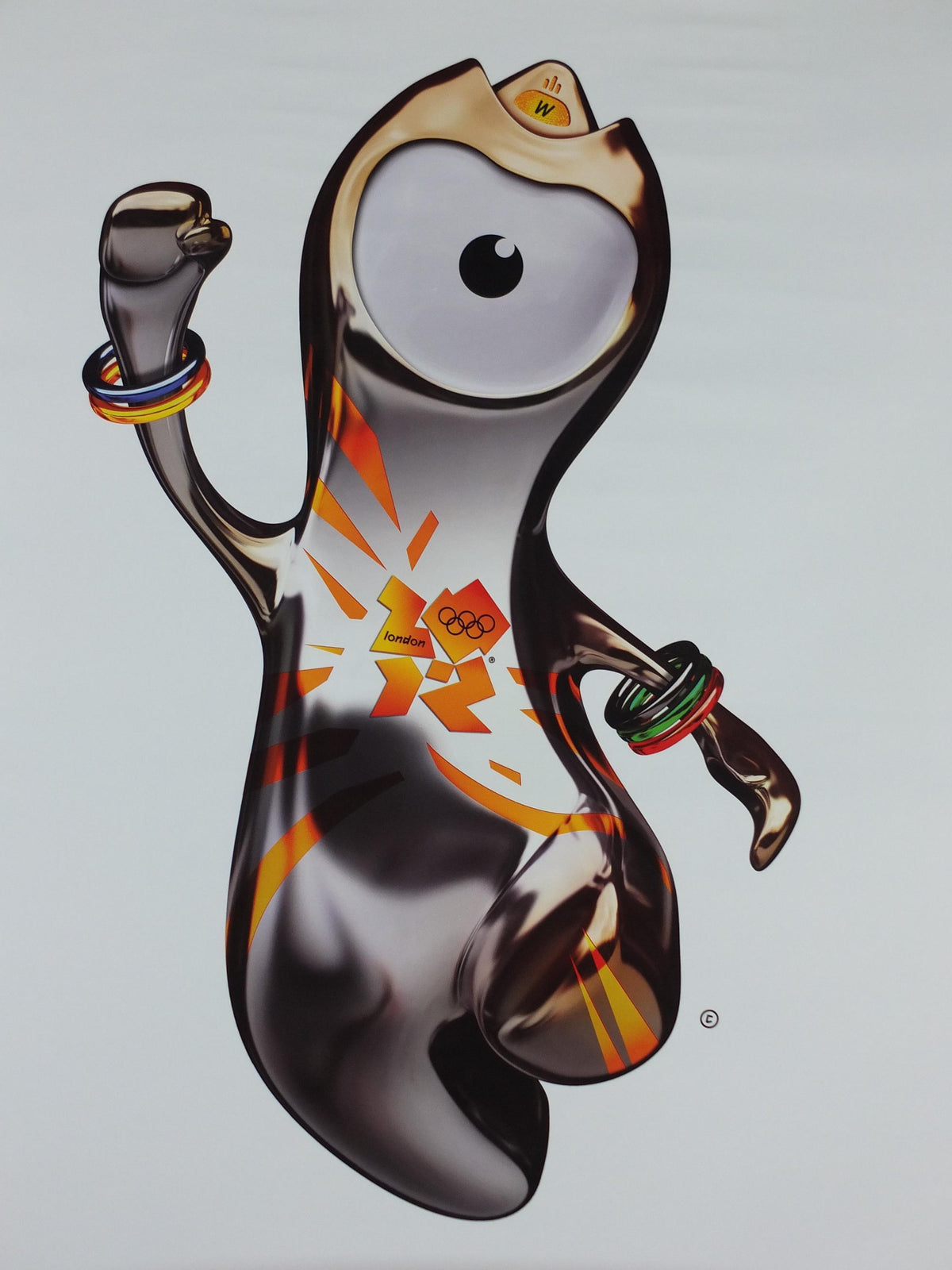 2012 London Olympics Poster, Wenlock, Olympic Mascot, LondOn 2012, XXX Olympiad, post modern, sport wall art decor
