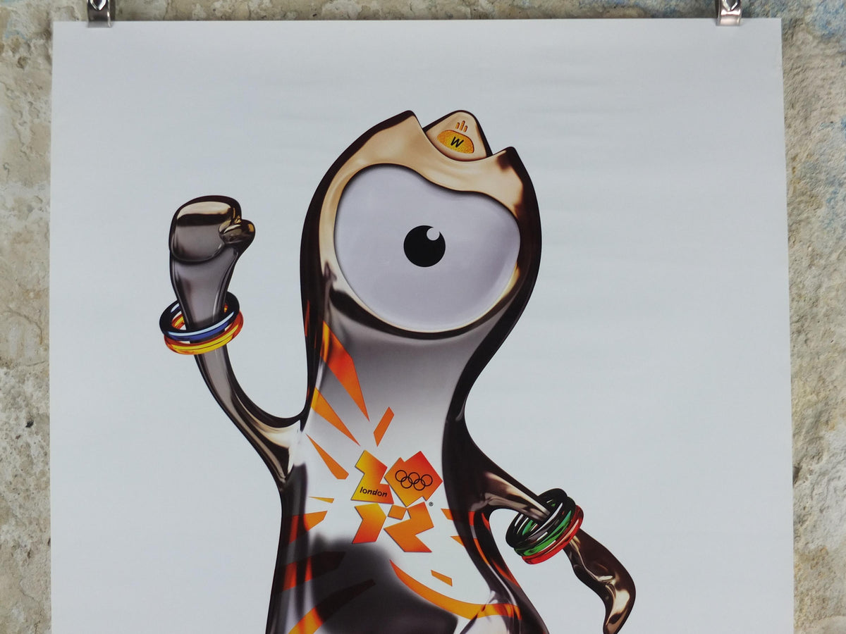 2012 London Olympics Poster, Wenlock, Olympic Mascot, LondOn 2012, XXX Olympiad, post modern, sport wall art decor