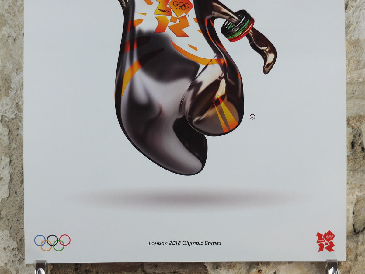 2012 London Olympics Poster, Wenlock, Olympic Mascot, LondOn 2012, XXX Olympiad, post modern, sport wall art decor