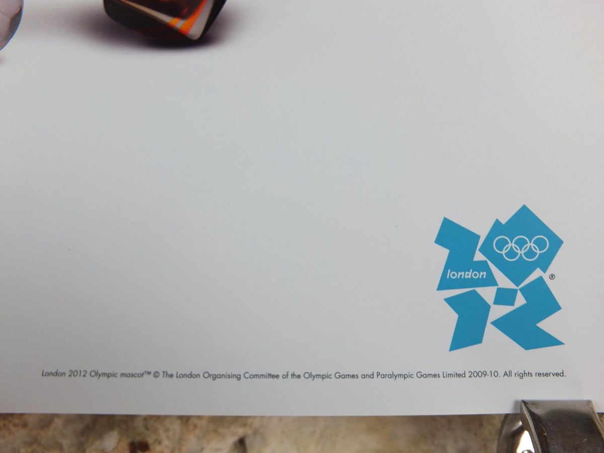2012 London Olympics Poster, Wenlock, Olympic Mascot, LondOn 2012, XXX Olympiad, post modern, sport wall art decor