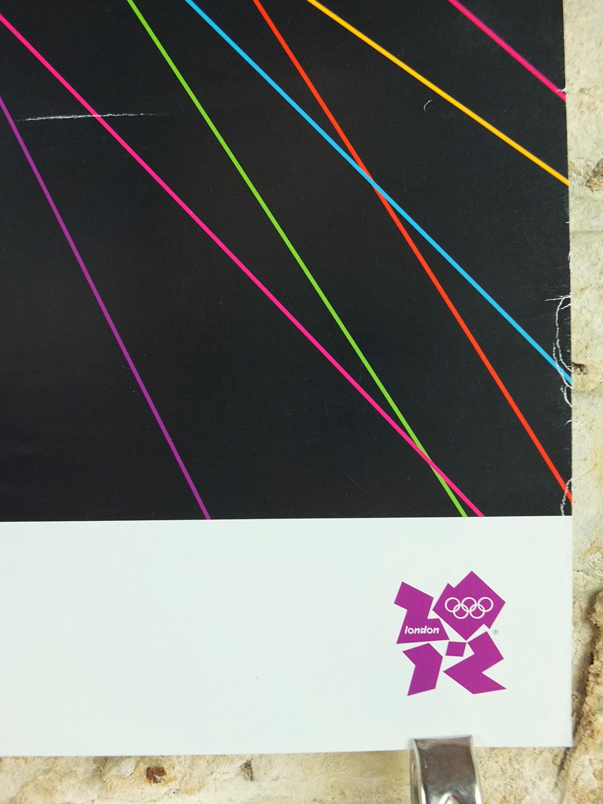 2012 London Olympics Poster, Olympic Lines, LondOn 2012, XXX Olympiad, post modern, sport wall art decor