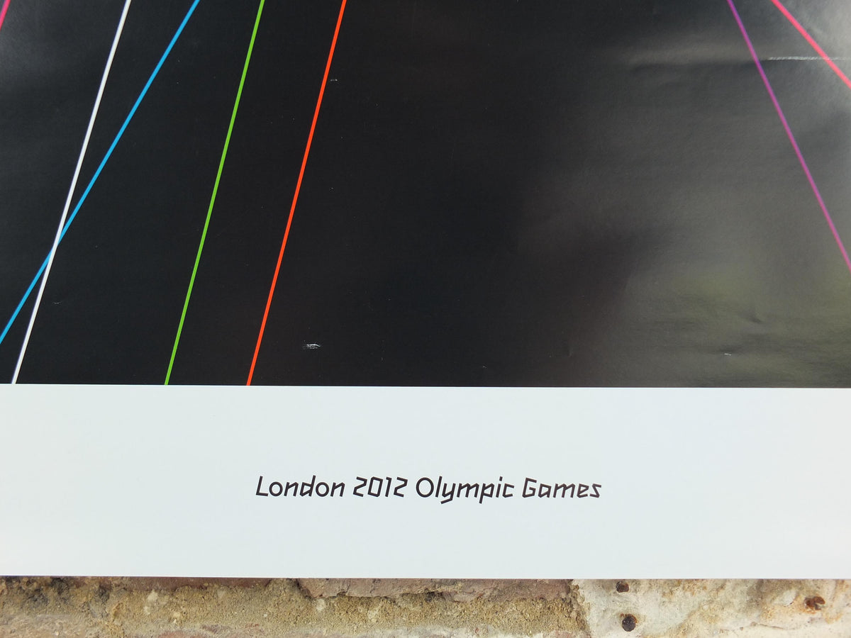 2012 London Olympics Poster, Olympic Lines, LondOn 2012, XXX Olympiad, post modern, sport wall art decor
