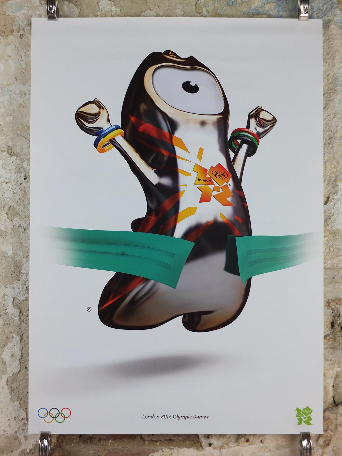 2012 London Olympics Poster, Wenlock, Olympic Mascot, LondOn 2012, XXX Olympiad, post modern, sport wall art decor