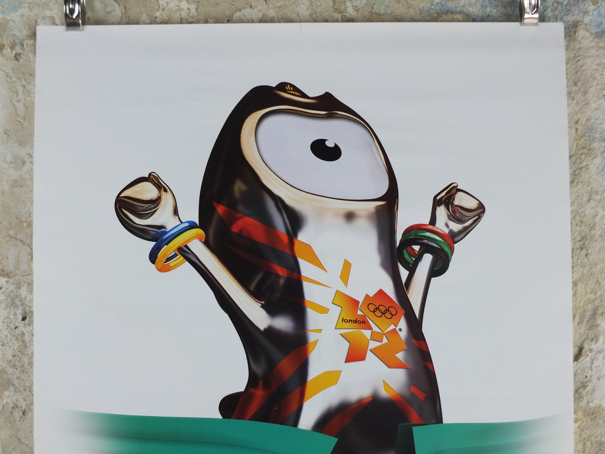 2012 London Olympics Poster, Wenlock, Olympic Mascot, LondOn 2012, XXX Olympiad, post modern, sport wall art decor