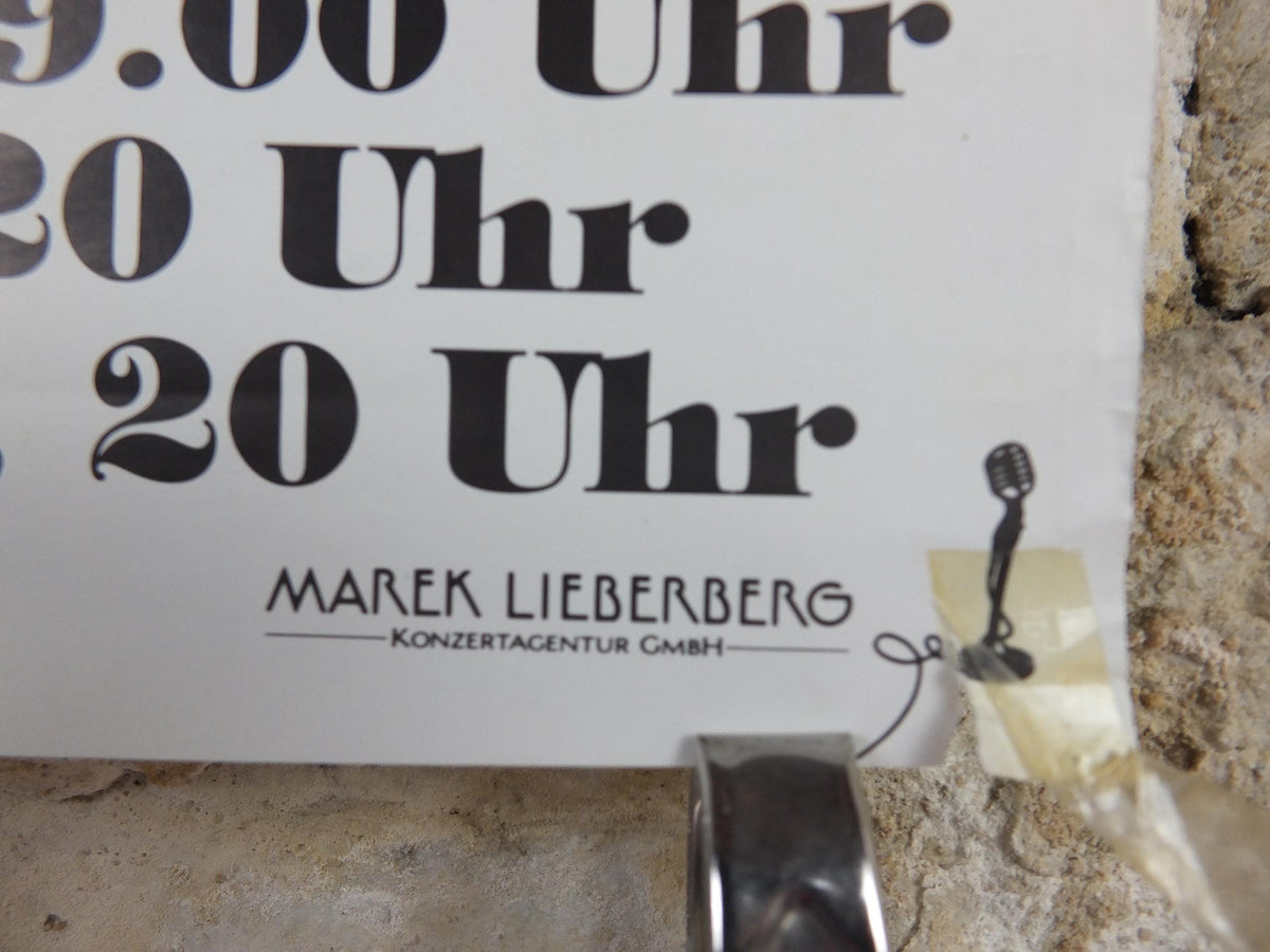 1993 Leonard Cohen Concert Poster, The Future Tour, German venues, Berlin, Hamburg, Frankfurt, Munich, soft rock & folk music wall art decor